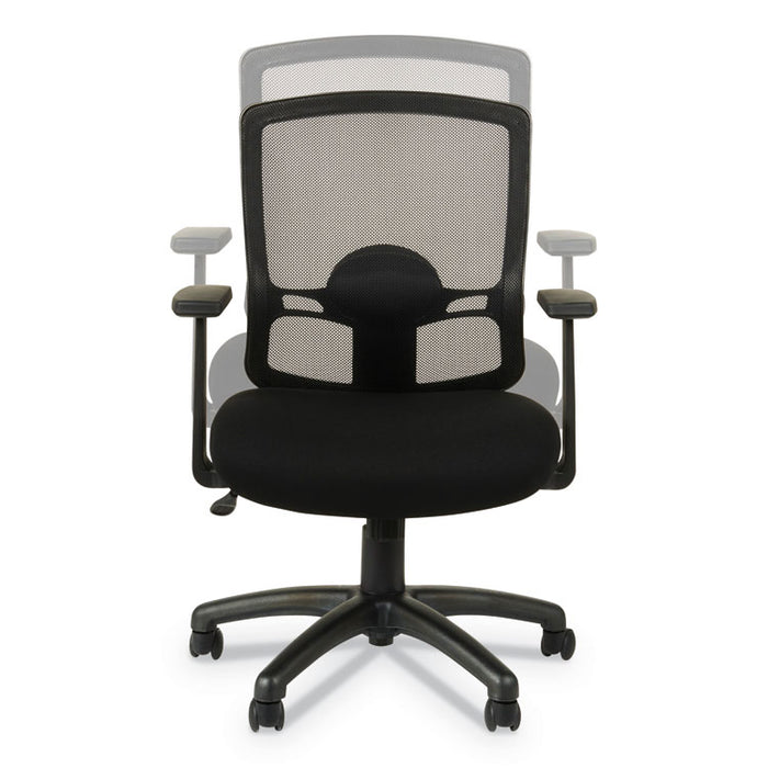 Alera Etros Series Mesh Mid-Back Chair, Supports Up to 275 lb, 18.03" to 21.96" Seat Height, Black