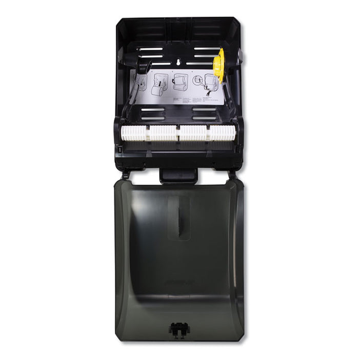 Xtra Mechanical Hands-Free Towel Dispenser, 12.31 x 9.31 x 15.94, Black
