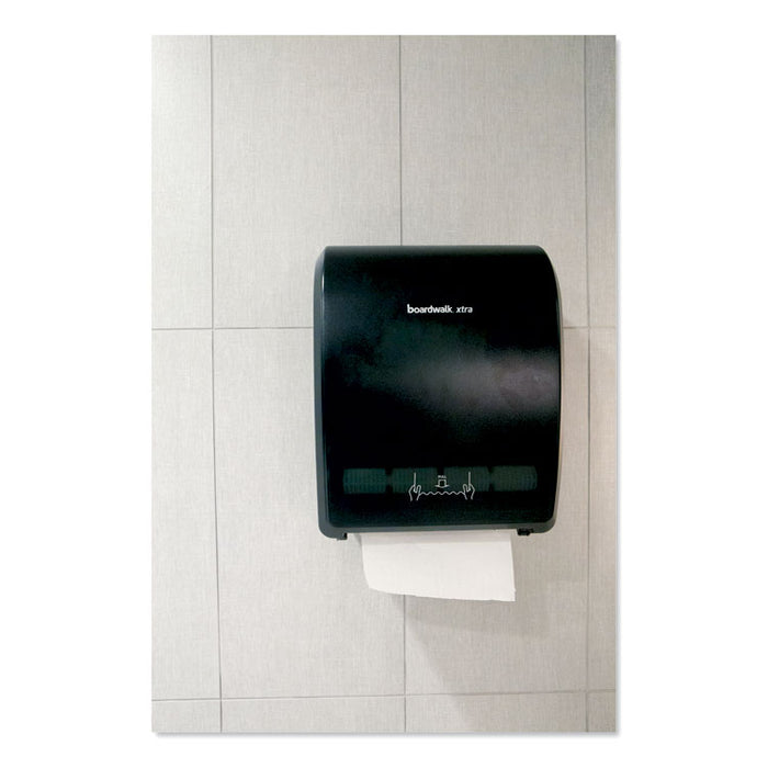 Xtra Mechanical Hands-Free Towel Dispenser, 12.31 x 9.31 x 15.94, Black