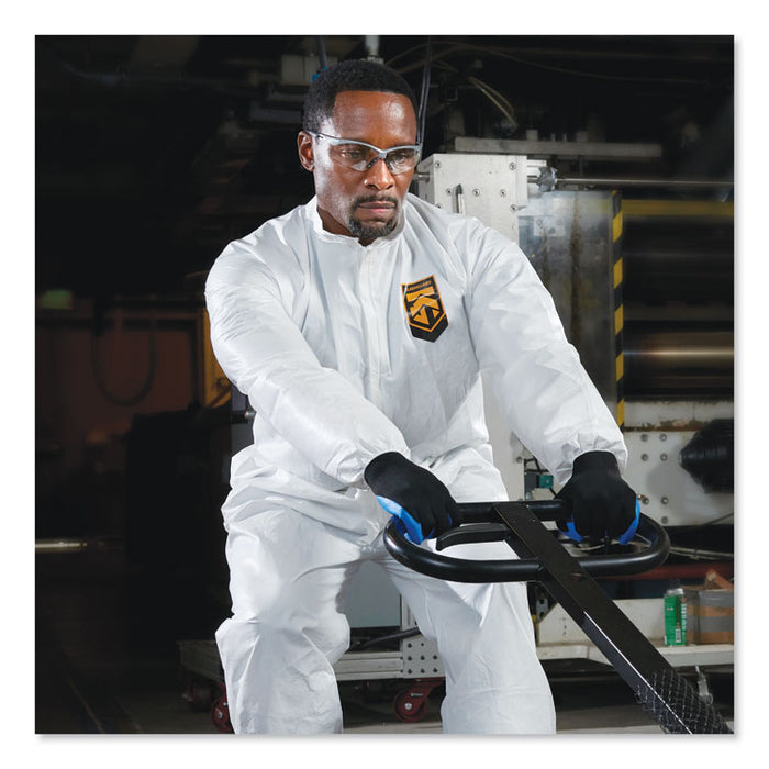 A20 Breathable Particle Protection Coveralls, Zip Front, Elastic Wrists and Ankles, 2X-Large, White