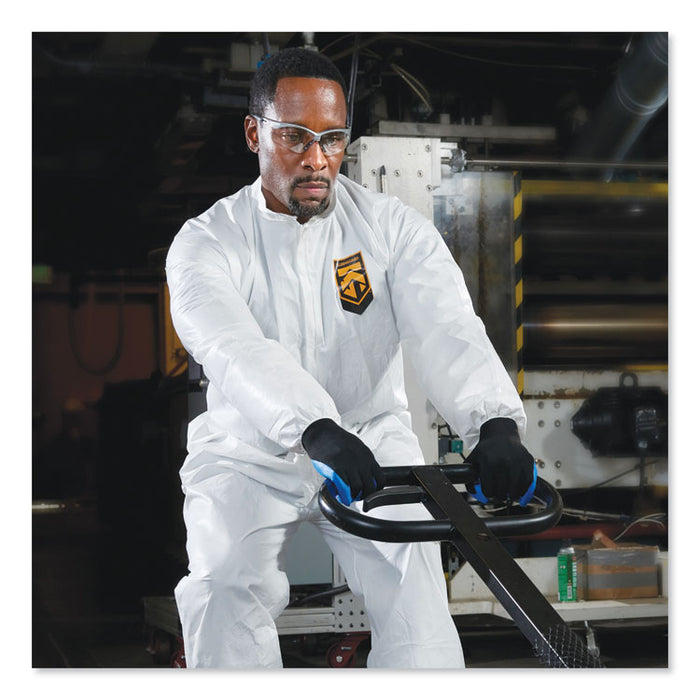 A40 Elastic-Cuff and Ankles Coveralls, White, 2X-Large, 25/Carton