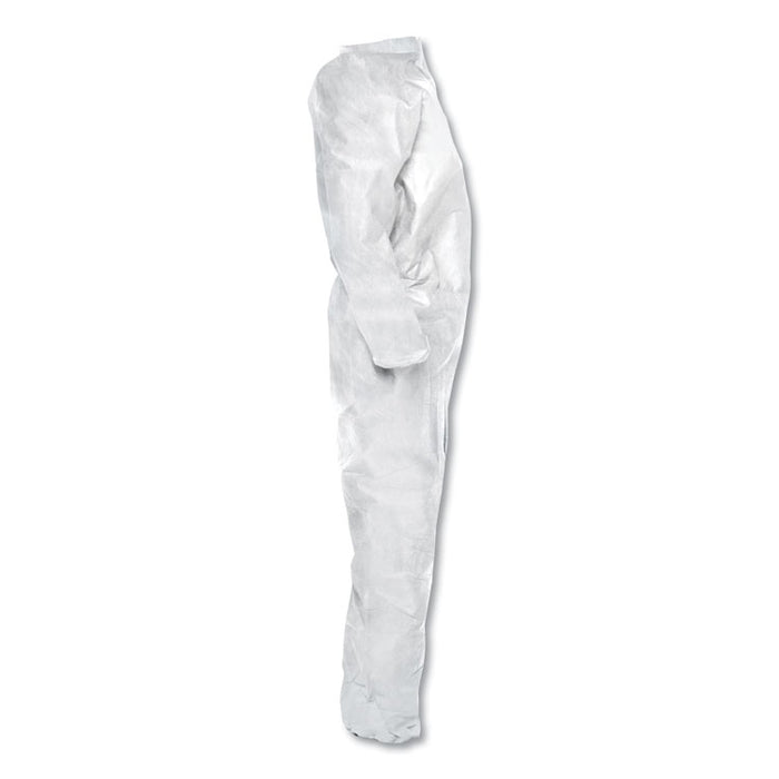 A20 Breathable Particle Protection Coveralls, Zip Front, Elastic Wrists and Ankles, 2X-Large, White