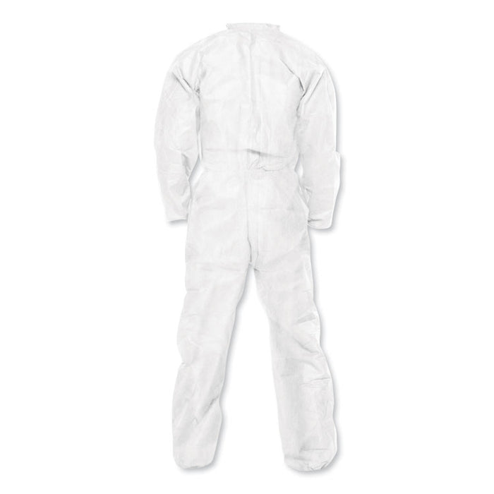 A20 Breathable Particle Protection Coveralls, Zip Front, Elastic Wrists and Ankles, 2X-Large, White