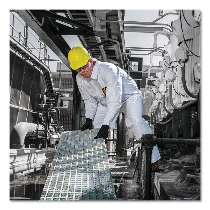 A20 Breathable Particle Protection Coveralls, Zip, Open Wrists/Ankles, Medium, White, 24/Carton