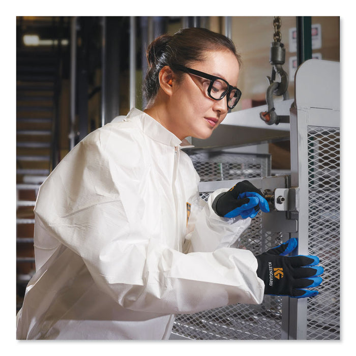 A40 Coveralls, Open Wrists and Ankles, White, Large, 25/Carton