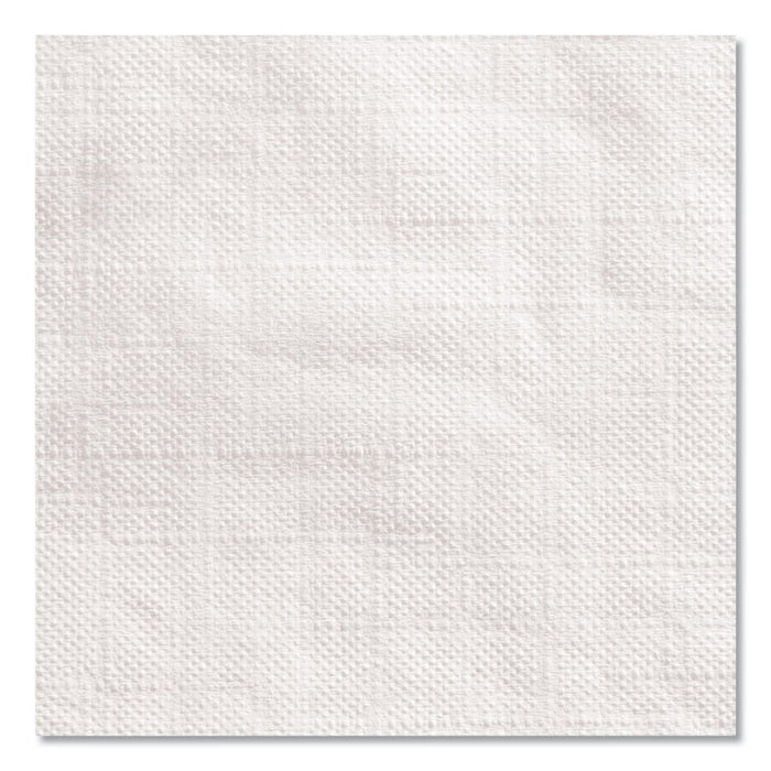 BevNap Beverage Napkins, 1-Ply, 9.5 x 9.5, White, 4,000/Carton