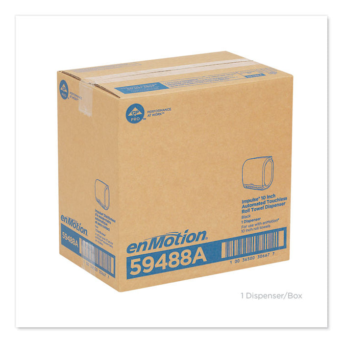 enMotion Impulse 10 Automated Towel Dispenser, 9.25 x 14.6 x 14, Black