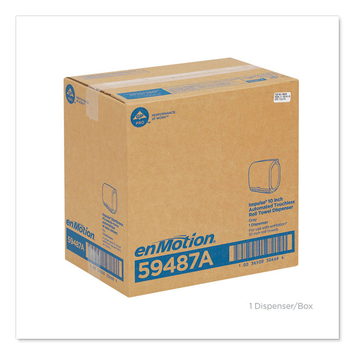enMotion Impulse 10 Automated Towel Dispenser, 9.25 x 14.6 x 14, Gray