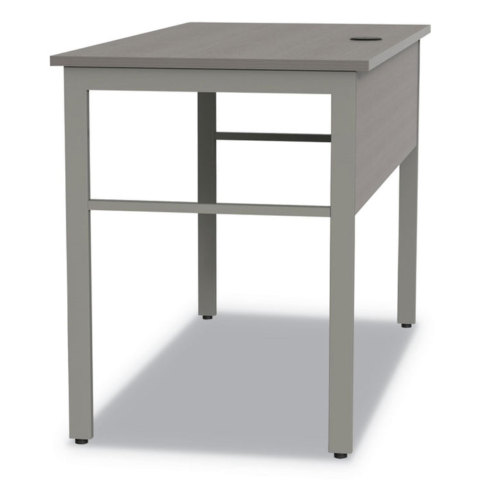 Urban Series Desk Workstation, 47.25" x 23.75" x 29.5", Ash