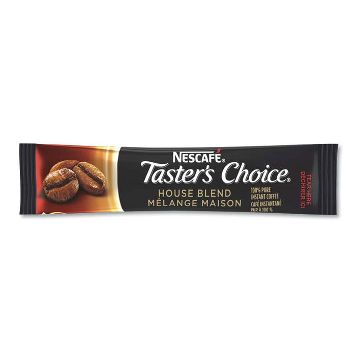 Taster's Choice House Blend Instant Coffee, 0.1oz Stick, 6/Box, 12 Boxes/Carton