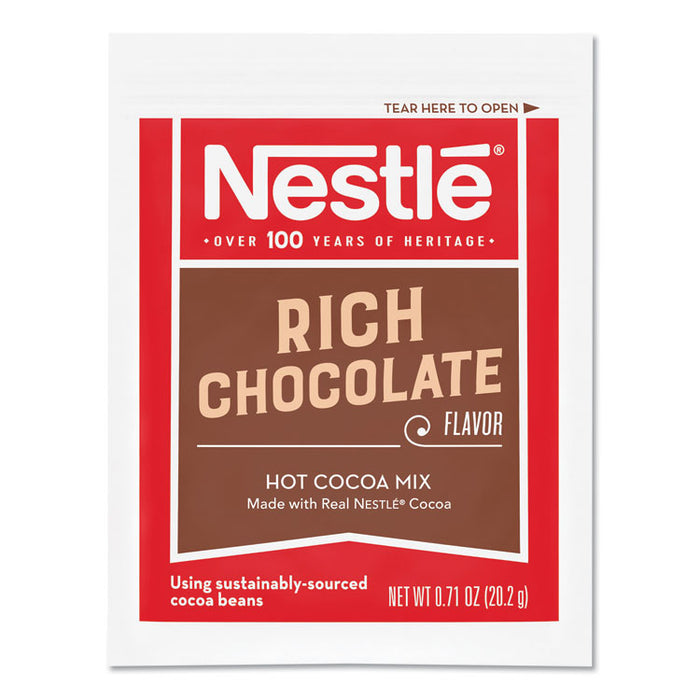 Hot Cocoa Mix, Rich Chocolate, 0.71 oz Packets, 50/Box