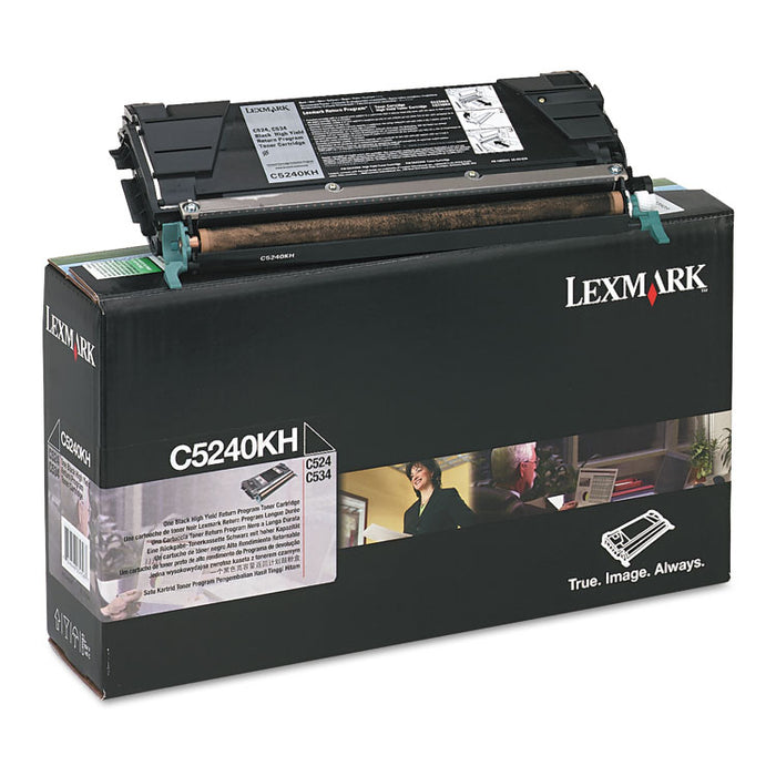 C5240KH Return Program High-Yield Toner, 8,000 Page-Yield, Black