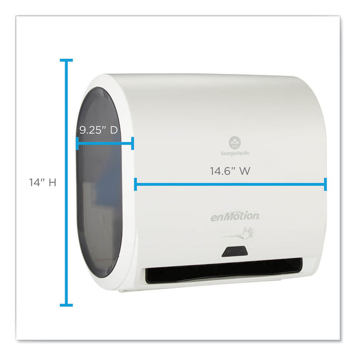 enMotion Impulse 10 Automated Towel Dispenser, 9.25 x 14.6 x 14, White