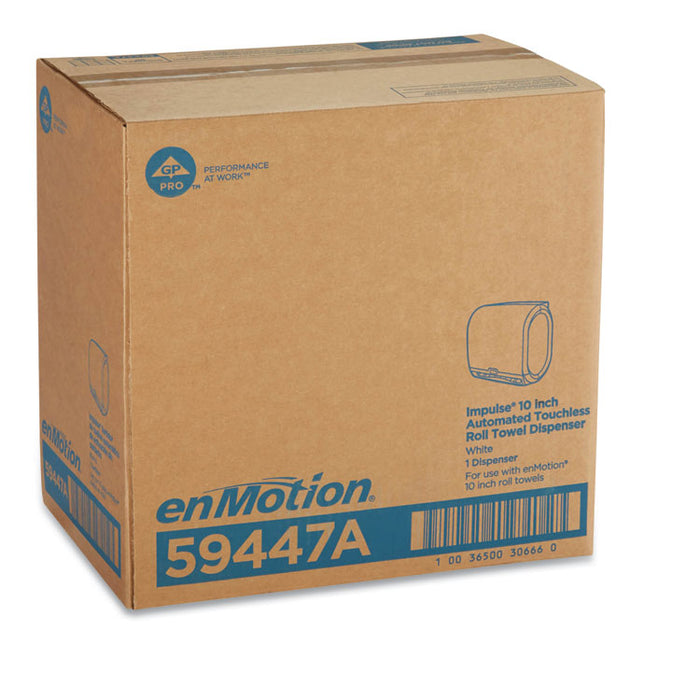 enMotion Impulse 10 Automated Towel Dispenser, 9.25 x 14.6 x 14, White