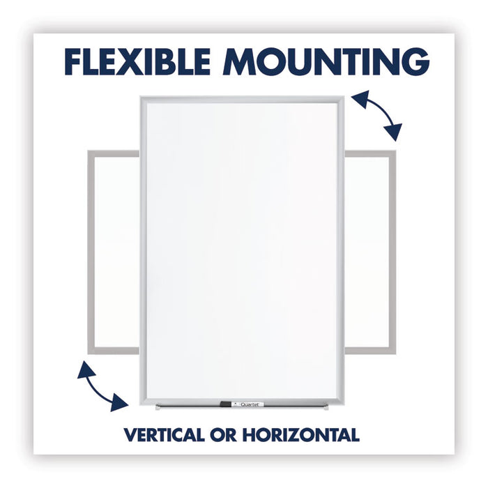 Classic Series Nano-Clean Dry Erase Board, 24" x 18", White Surface, Satin Aluminum Frame