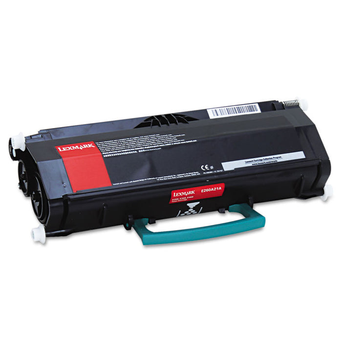 E260A21A Toner, 3,500 Page-Yield, Black