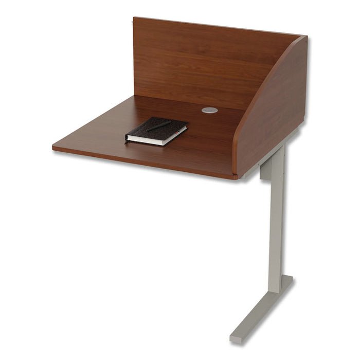 Study Carrell Add On, 1-Leg, 31.25 x 23.25 x 45.25, Cherry