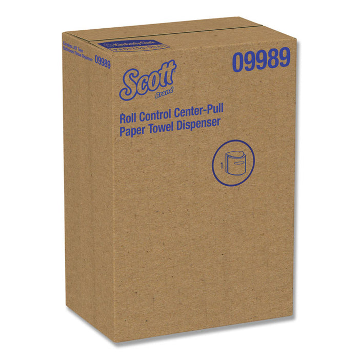 Roll Center Pull Towel Dispenser, 10.3 x 9.3 x 11.9, Smoke/Gray