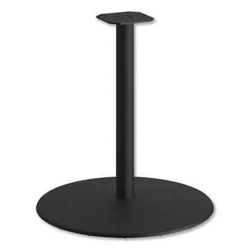 Between Round Disc Base for 30" Table Tops, 29" High, Black Mica