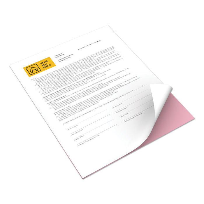 Revolution Digital Carbonless Paper, 2-Part, 8.5 x 11, Pink/White, 5,000/Carton