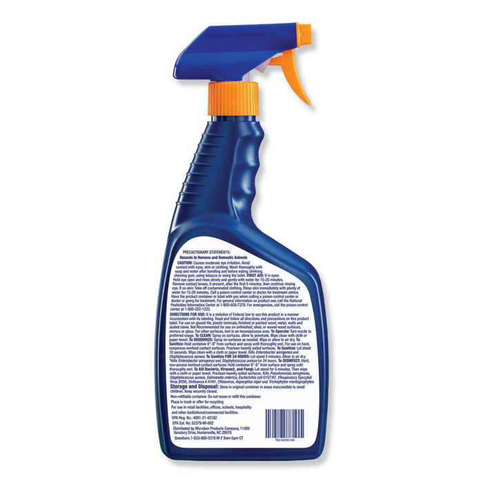 24-Hour Disinfectant Multipurpose Cleaner, Citrus Scent, 32 oz Spray Bottle