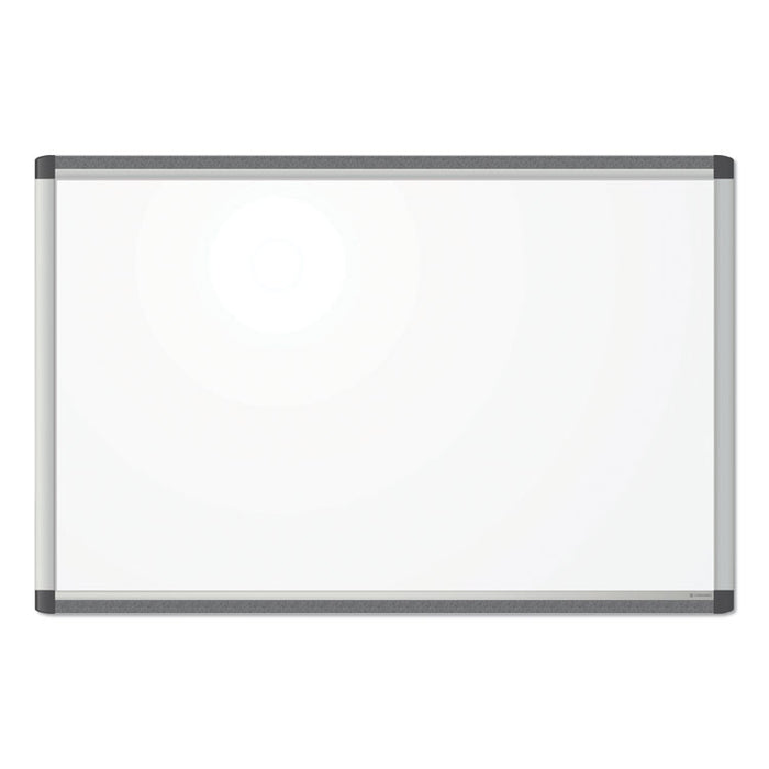 PINIT Magnetic Dry Erase Board, 36" x 24" (Actual Size: 35" x 23"), White Surface, Satin Aluminum Frame