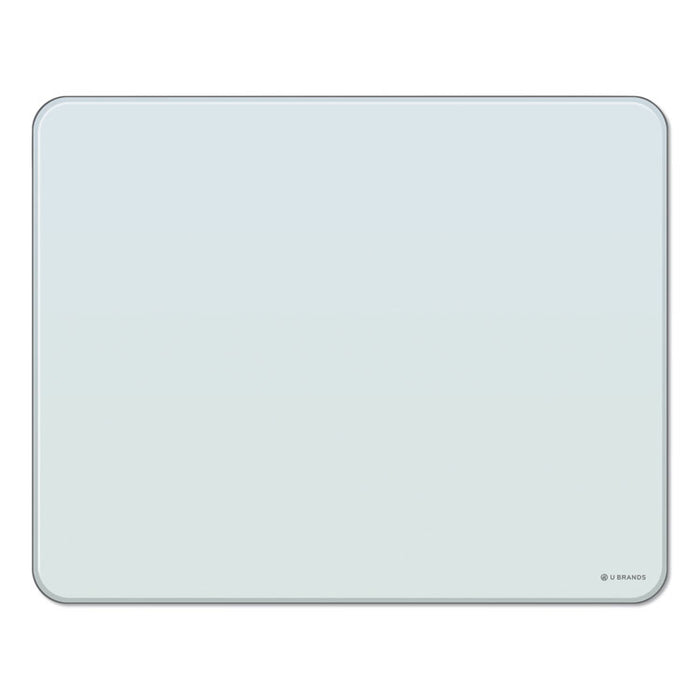 Cubicle Glass Dry Erase Board, 20" x 16", White Surface