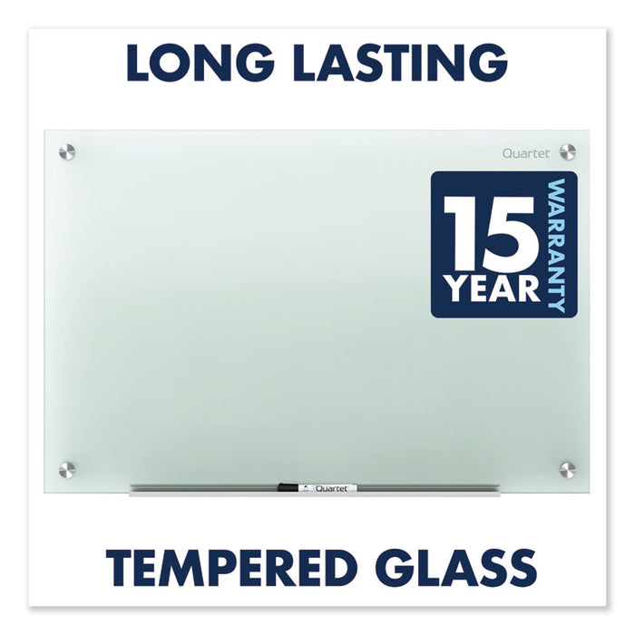 Infinity Glass Marker Board, 96" x 48", Frost Surface