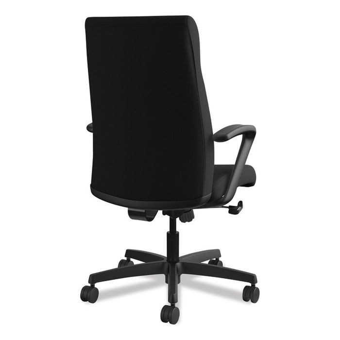 Ignition Series Executive High Back Chair, Supports Up to 300 lb, 17" to 21" Seat Height, Black