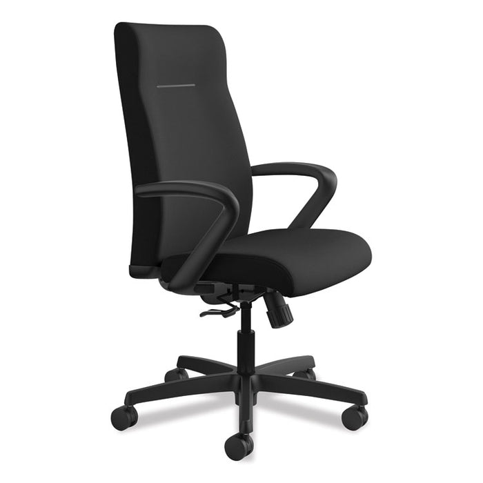 Ignition Series Executive High Back Chair, Supports Up to 300 lb, 17" to 21" Seat Height, Black