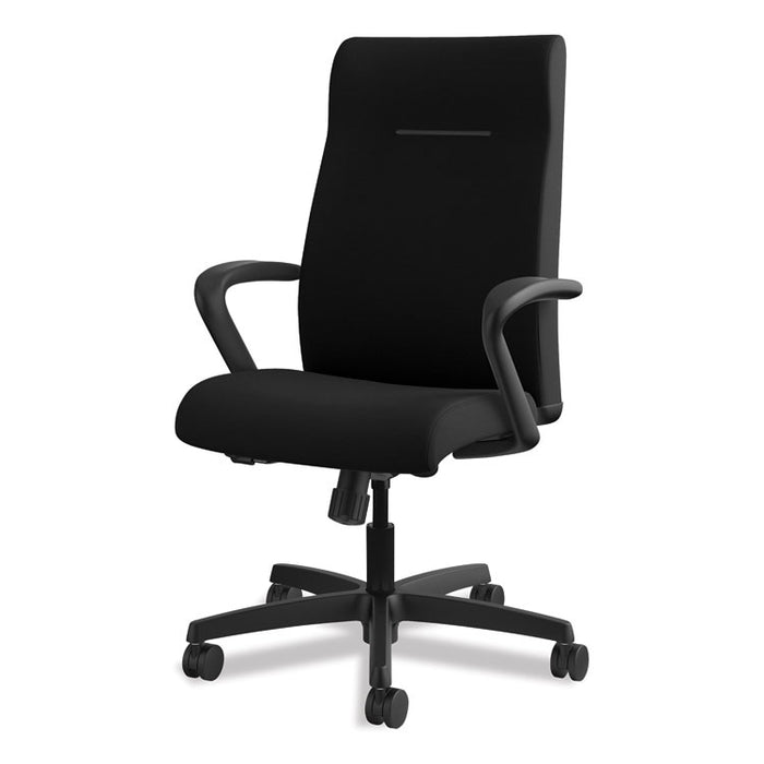 Ignition Series Executive High Back Chair, Supports Up to 300 lb, 17" to 21" Seat Height, Black