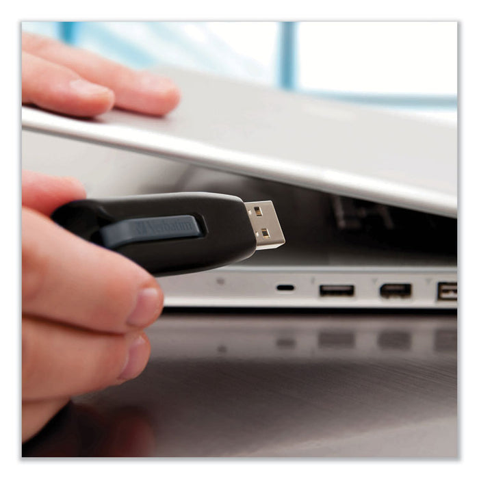 Store 'n' Go V3 USB 3.0 Drive, 8 GB, Black/Gray