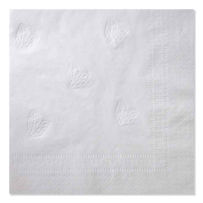 Advanced Dinner Napkins, 2-Ply, 15 x 16.25, White, 375/Pack, 8 Packs/Carton