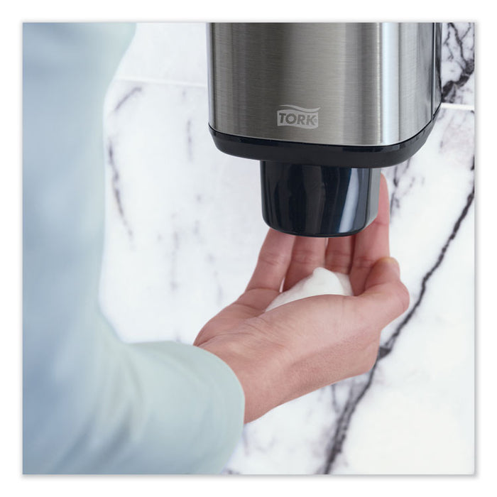 Foam Skincare Manual Dispenser, 1 L Bottle; 33 oz Bottle, 4.25 x 4.25 x 11.38, Stainless Steel