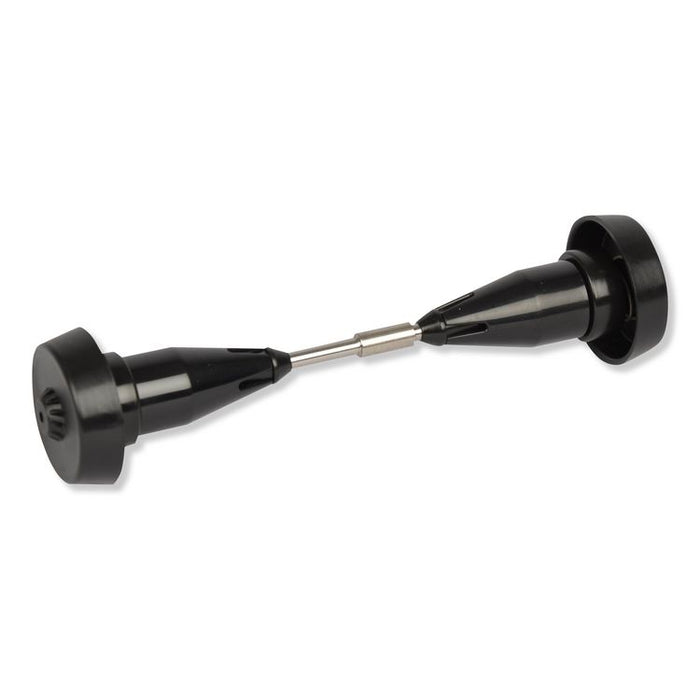 Coreless High Capacity Spindle Kit, Plastic, 3.66" Roll Size, Black, 2/Kit