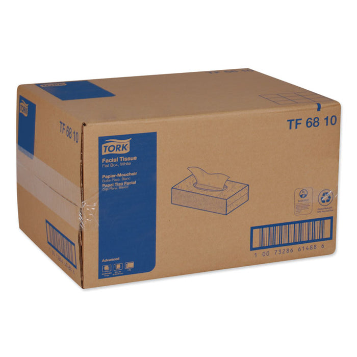 Advanced Facial Tissue, Flat Box, 2-Ply, White, 100 Sheets/Box, 30 Boxes/Carton