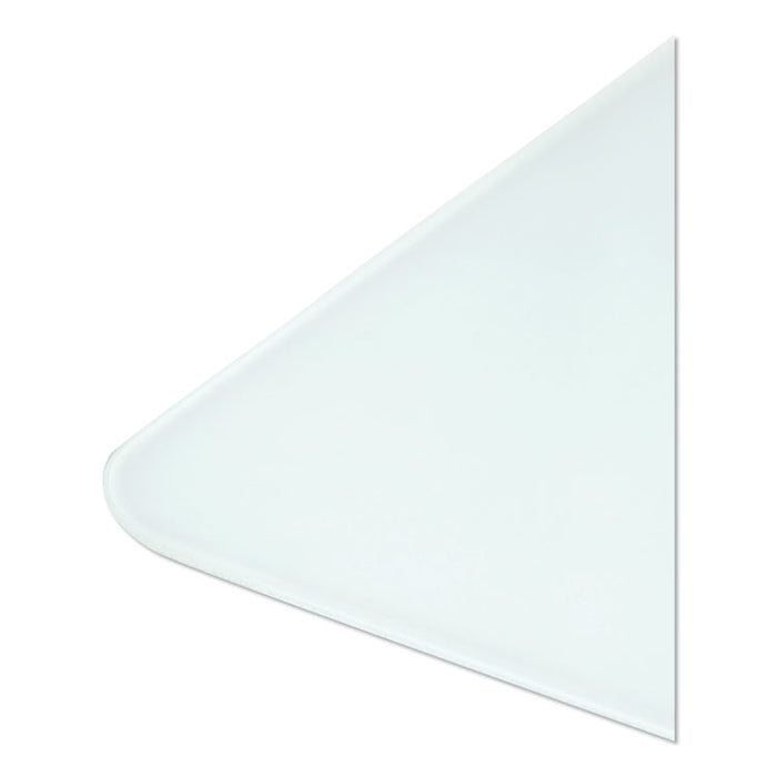 Cubicle Glass Dry Erase Board, 20" x 16", White Surface