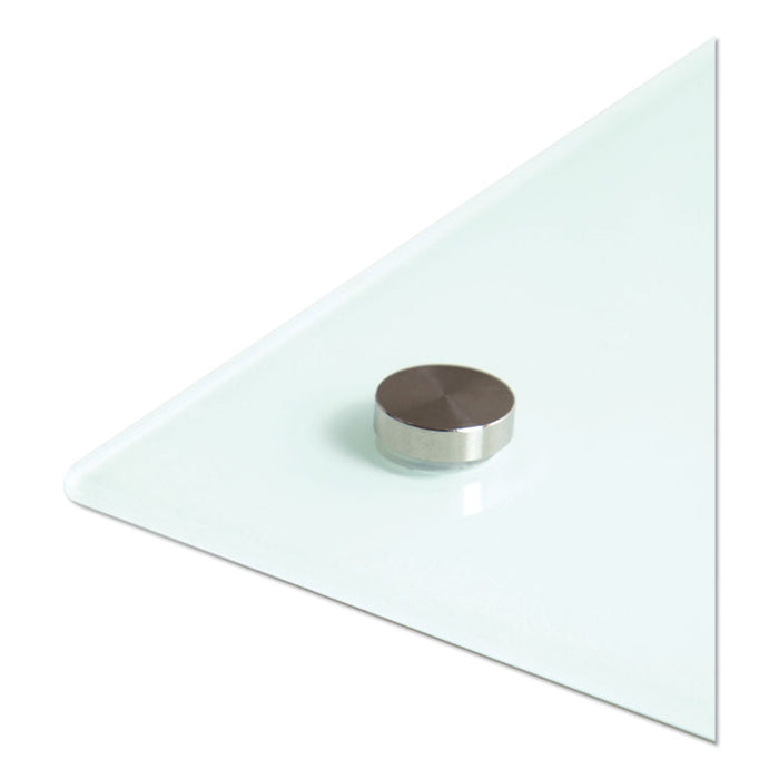Magnetic Glass Dry Erase Board Value Pack, 72" x 48" (Actual Size: 70" x 47"), Frosted White Surface