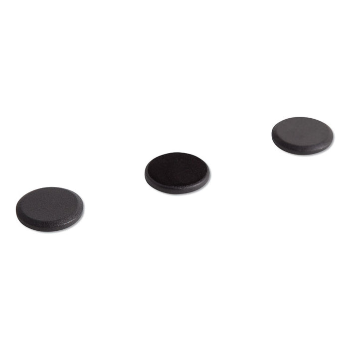High Energy Magnets, Circles, 1.25" Diameter, Black, 8/Pack