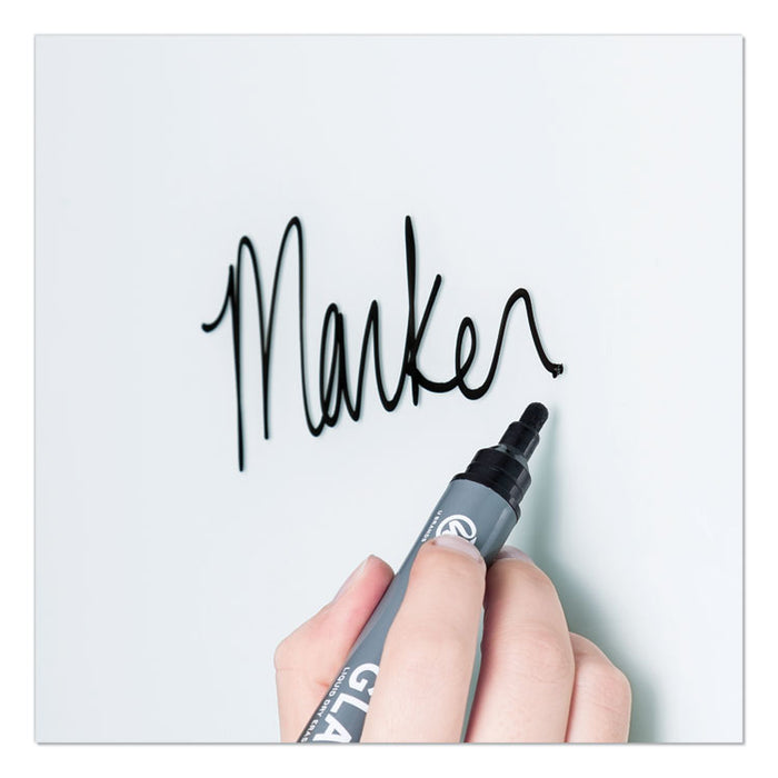 Magnetic Glass Dry Erase Board Value Pack, 48" x 36" (Actual Size: 47" x 35"), Frosted White Surface