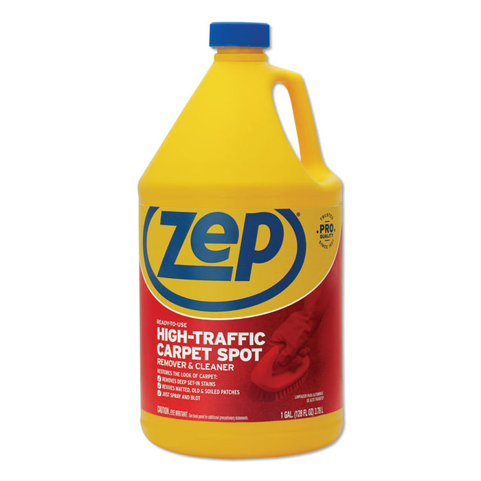 High Traffic Carpet Cleaner, Mild Scent, 1 gal Can, 4/Carton