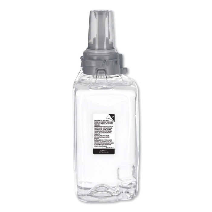 Clear and Mild Foam Handwash Refill, For ADX-12 Dispenser, Fragrance-Free, 1,250 mL