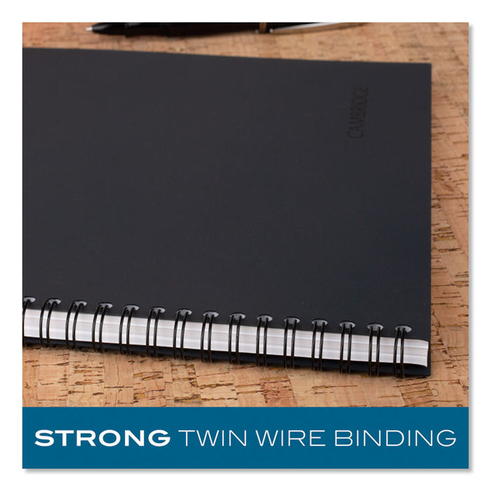 Wirebound Guided Business Notebook, Action Planner Project-Management Format, Dark Gray Cover, (80) 9.5 x 7.5 Sheets