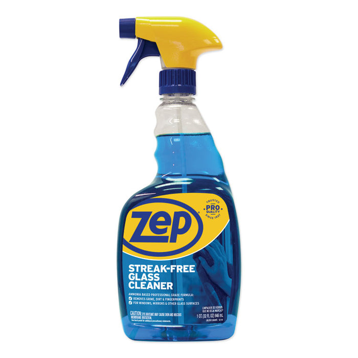 Streak-Free Glass Cleaner, 32 oz Spray Bottle