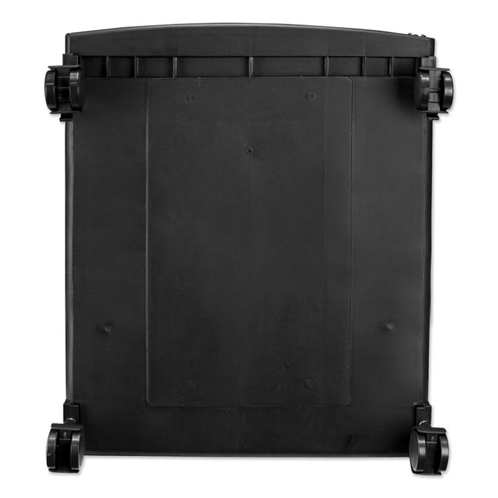Single-Drawer Mobile Filing Cabinet, 1 Legal/Letter-Size File Drawer, Black, 14.75" x 18.25" x 12.75"