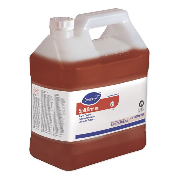 Spitfire SC Power Cleaner, 1.5 gal Bottle, 2/Carton