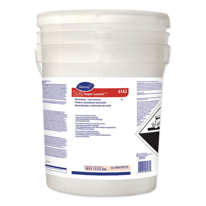 Clax Super Launch Concentrated Liquid Laundry Sour, Unscented, 5 gal Pail