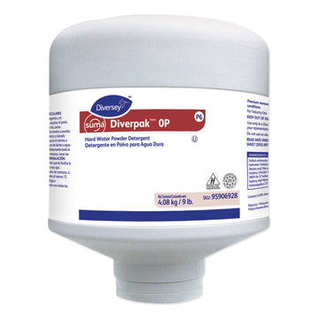 Suma Diverpak OP Hard Water Powder Detergent, Unscented, 9 lb Capsule