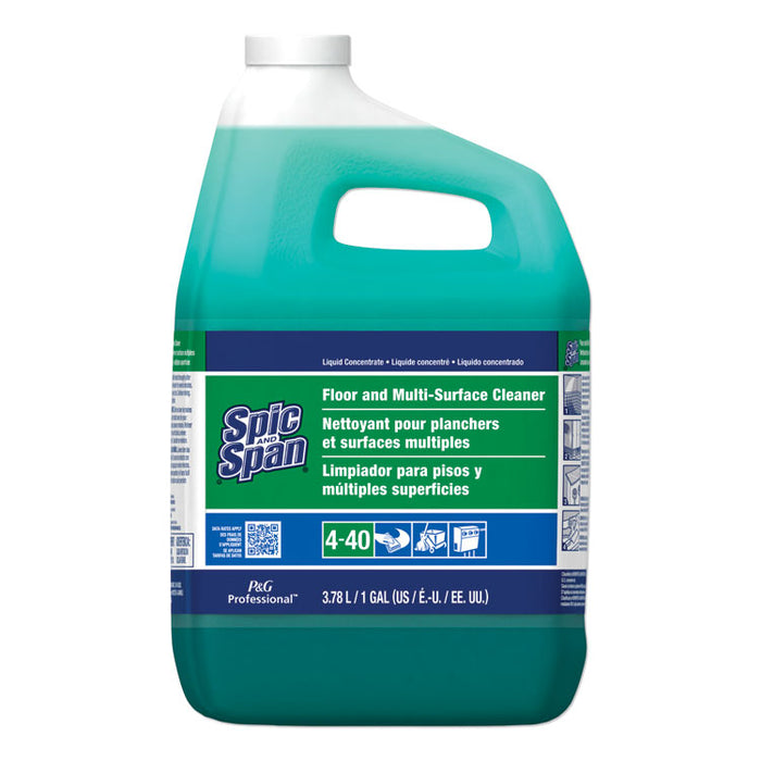 Liquid Floor Cleaner, Fresh Scent, 1 gal Closed-Loop Plastic Jug, 3/Carton