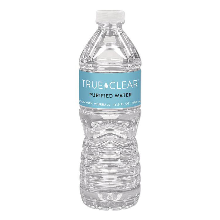 Purified Bottled Water, 16.9 oz Bottle, 24 Bottles/Carton
